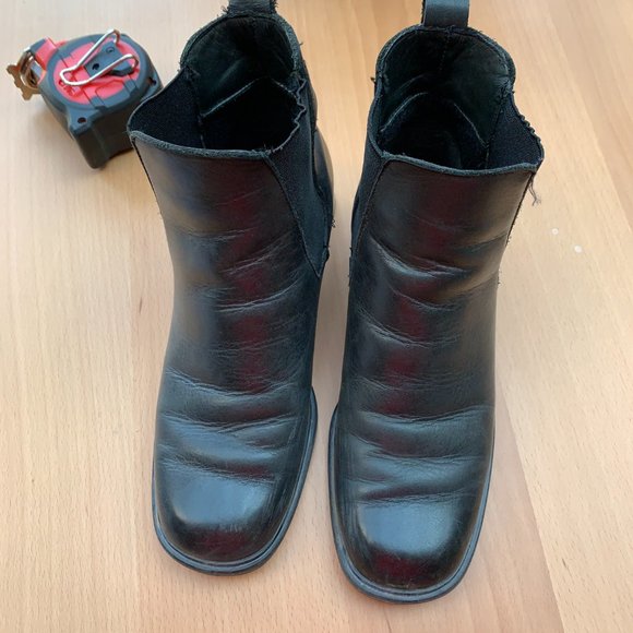 leather chelsea ankle boots quiet luxury - Picture 13 of 16